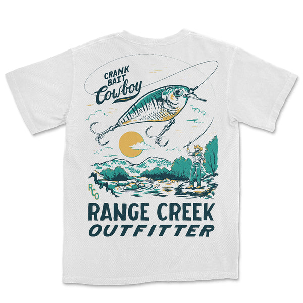 Range Creek Outfitter - Crankbait Cowboy - Short Sleeve T-shirt