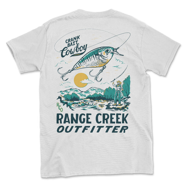 Range Creek Outfitter - Crankbait Cowboy - Short Sleeve T-shirt