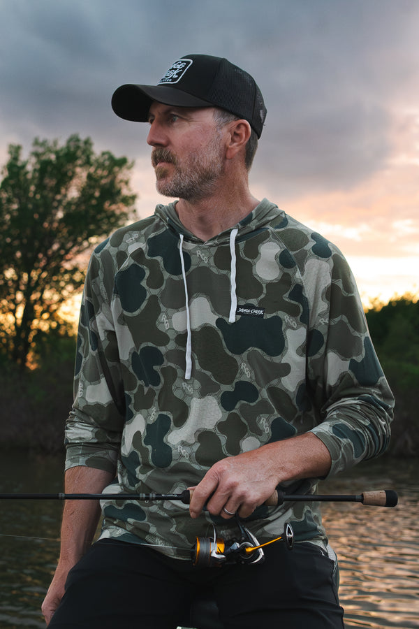 Range Creek Outfitter - Creekside Camo Fishing Hoodie